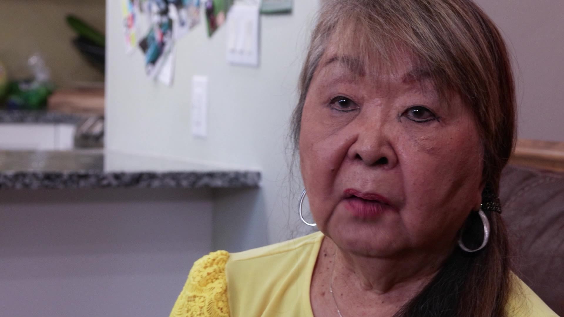 Margee-kito Okimura speaks with KSL-TV about her past experiences and family history on Aug. 25.