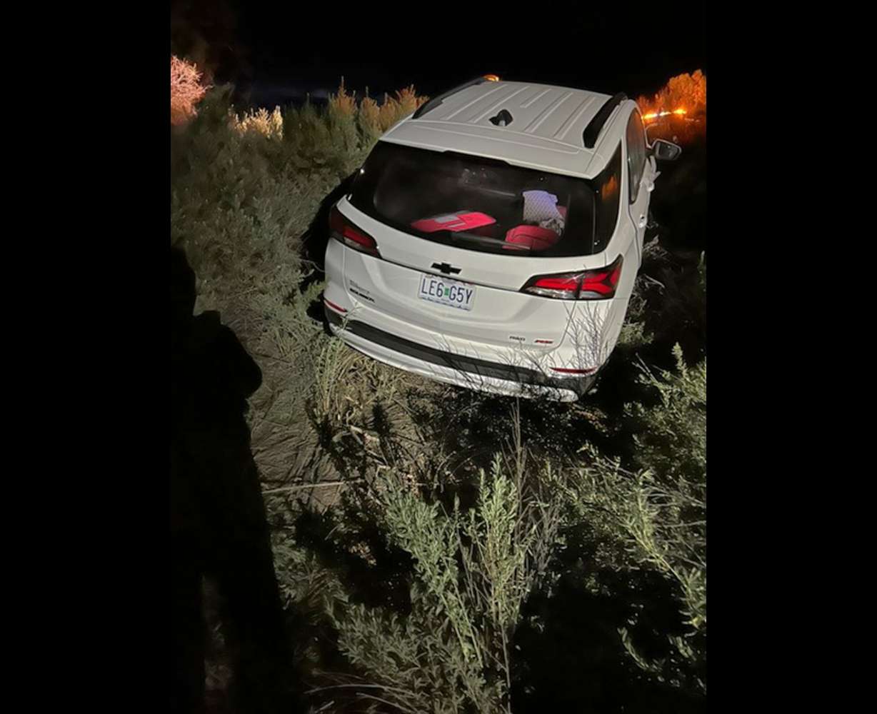 A multistate police chase ended in Nevada on Monday, police said.