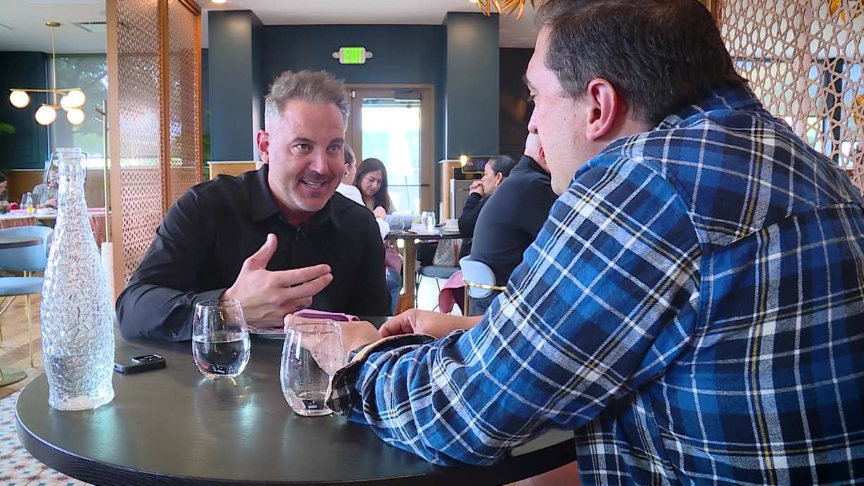KSL's Matt Gephardt and Michael McHenry, executive director of the Utah Restaurant Association, review and discuss the service charge Gephardt received on his restaurant check.