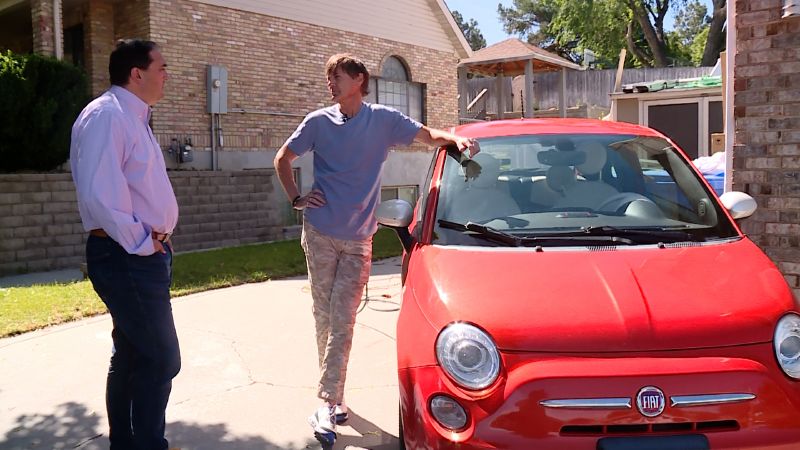 Adam Garfield, seen in this undated photo, says he believes the automaker should replace the failed EV battery under its warranty. The out-of-pocket cost, he says, is $30,000.