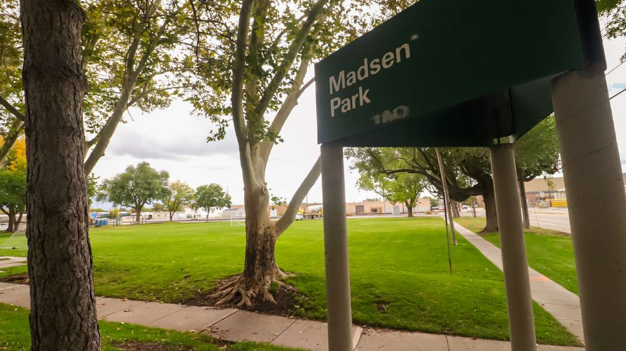 Madsen Park in Salt Lake City's Euclid neighborhood on Oct. 4, 2023. The park will close for several months for improvements beginning on Monday, according to the city.