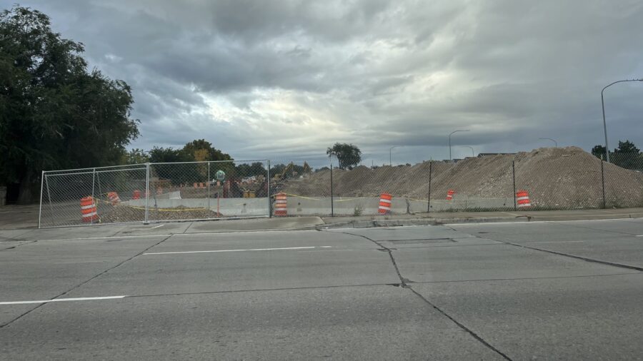 A contruction project is shown at 4700 South and Bangerter Highway in Salt Lake County.