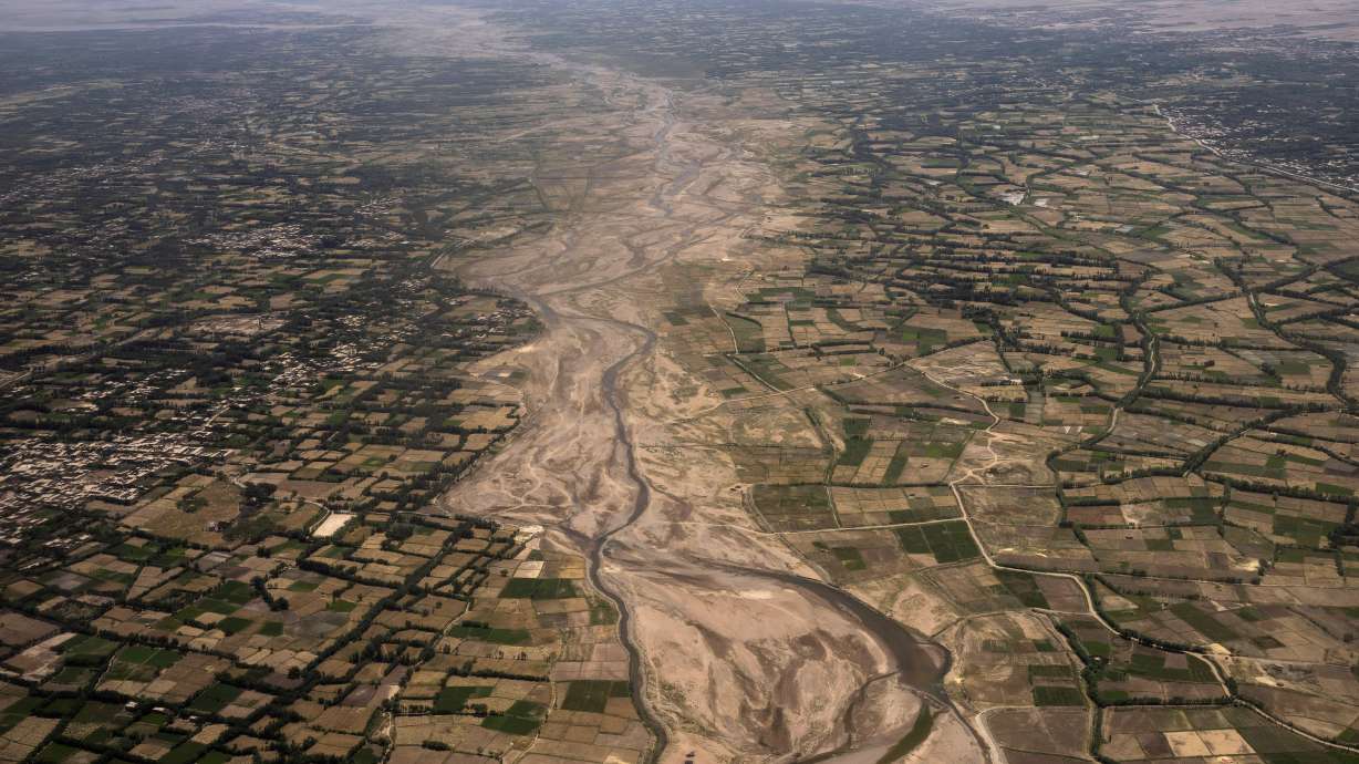An aerial view of the outskirts of Herat, Afghanistan June 5. Two 6.3-magnitude earthquakes killed hundreds of people in western Afghanistan's Herat province on Saturday.