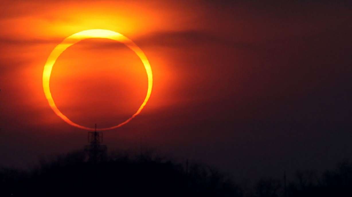 An annular solar eclipse occurred Jan 15, 2010, in Qingdao in Shandong Province of China. An annular solar eclipse is expected to pass through Utah on Saturday morning.