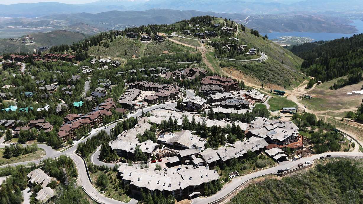 The Stein Eriksen Lodge Deer Valley, the site of Sen. Mitt Romney’s annual E2 Summit, is pictured in Park City on June 9, 2017. Four Republican presidential candidates are expected at this year’s summit.