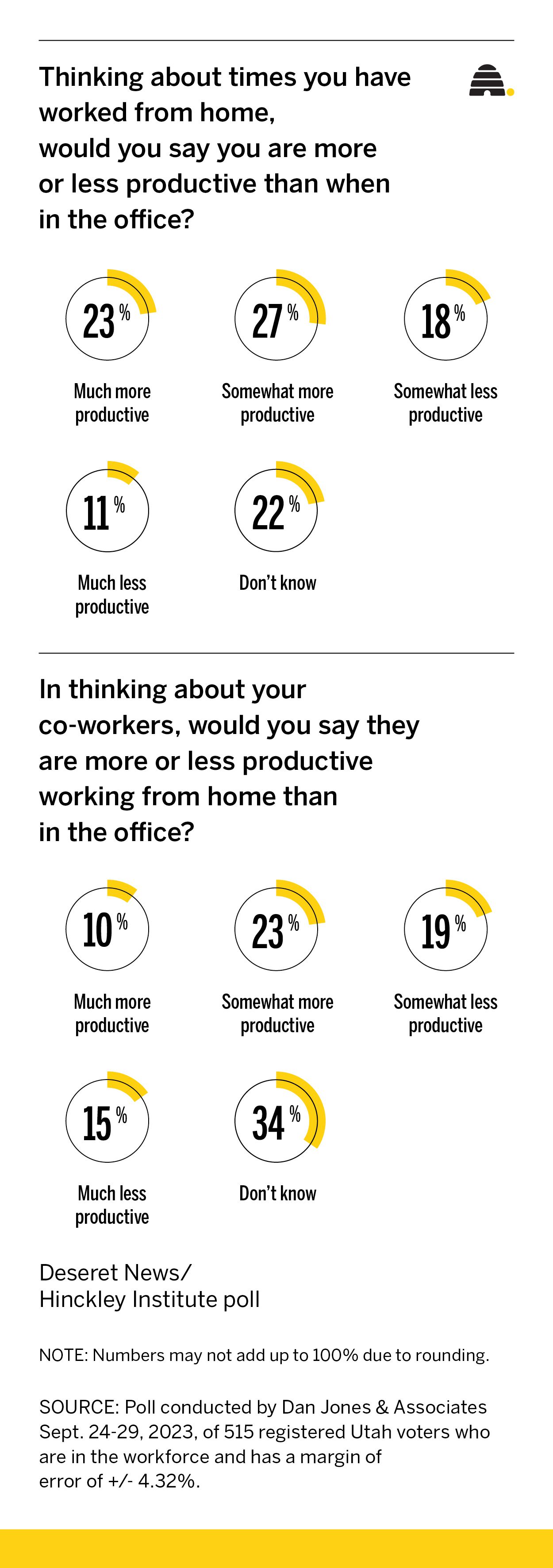 Work ethic or work mode? Here's what a new poll reveals about remote employment productivity