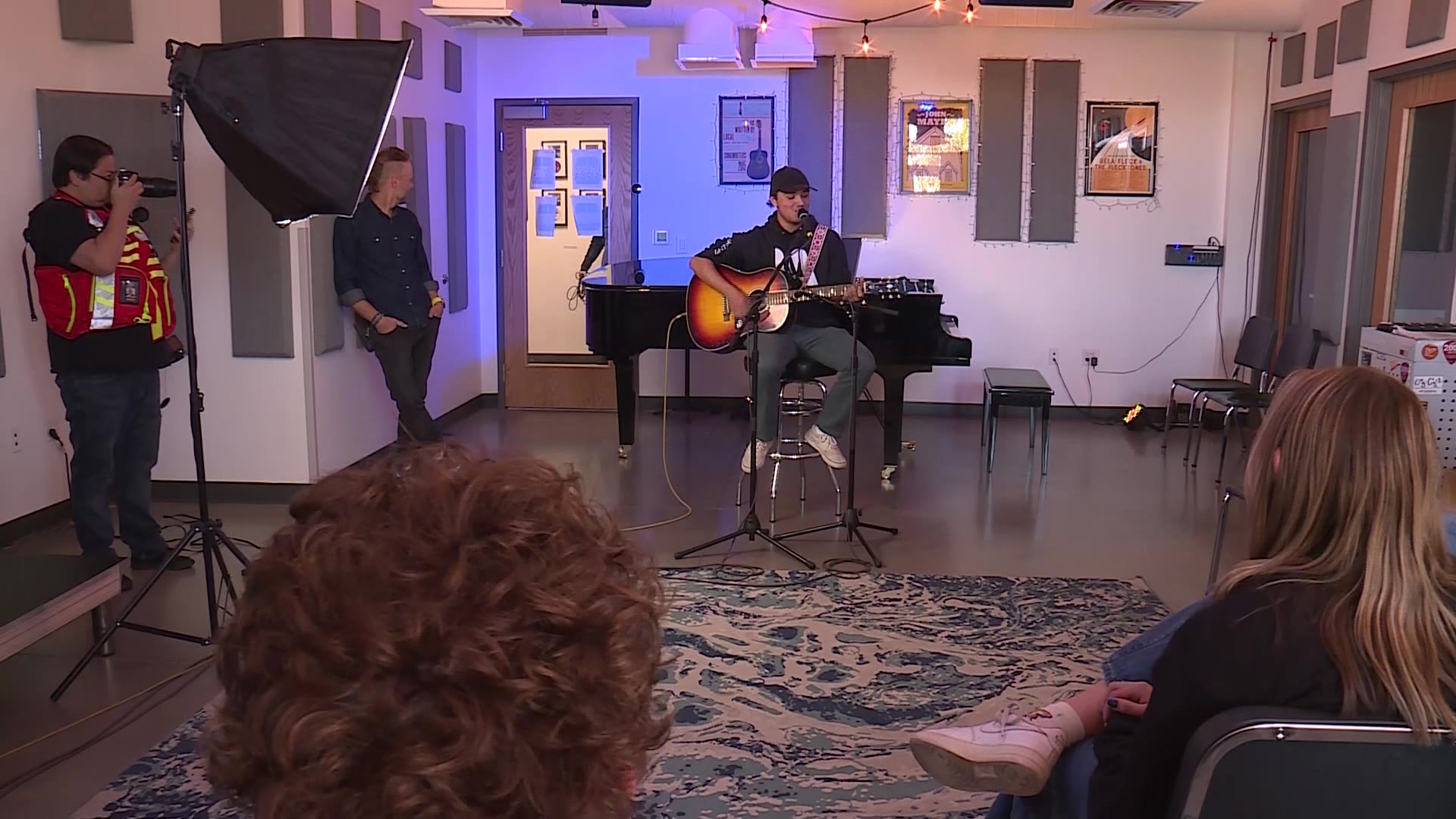 Blake Foster plays the guitar at Utah Academy Arts in St. George in this undated photo.