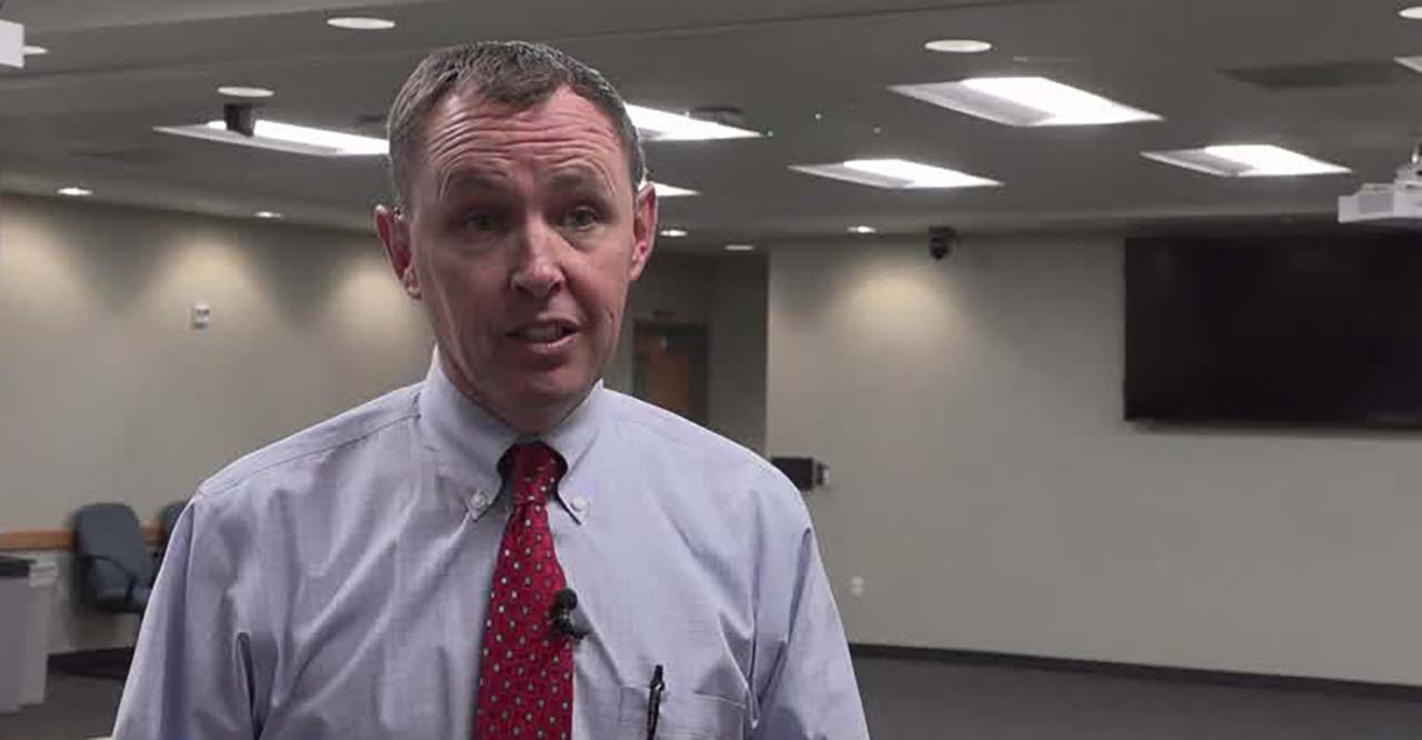 Granite School District spokesman Ben Horsley talks to KSL on Tuesday in Salt Lake City, He said two girls reported a man tried to lure them then followed them near Granger High School in West Valley on Monday.