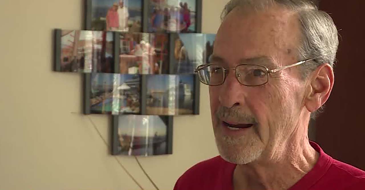 Homeowner Lynn Collier talks to KSL on Tuesday in Draper. Doorbell video shows a naked man canvassing and then gaining access to Collier's home.