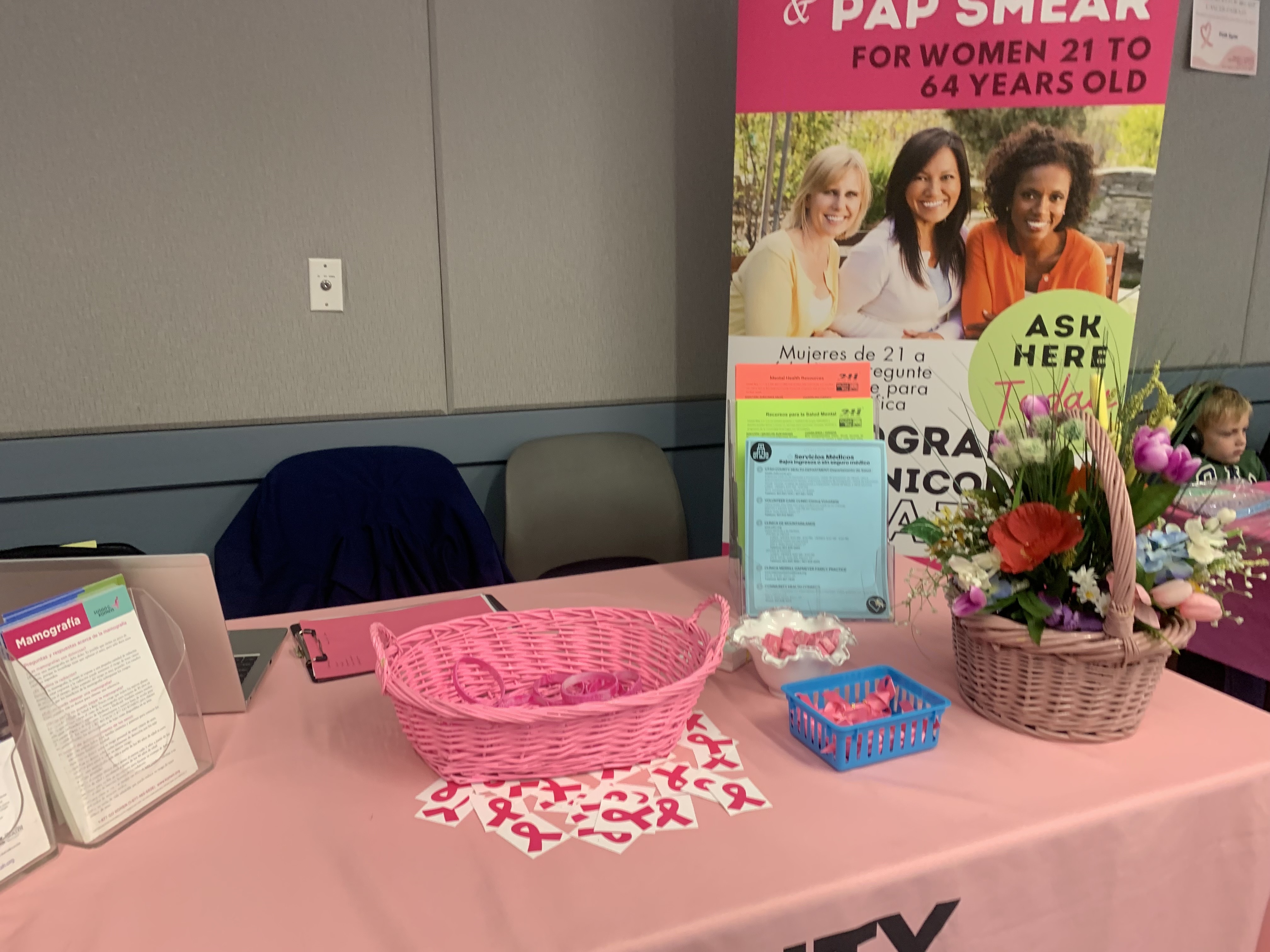 The Utah County Health Department held a breast cancer awareness fair on Tuesday and Wednesday to bring awareness to its free screening programs.