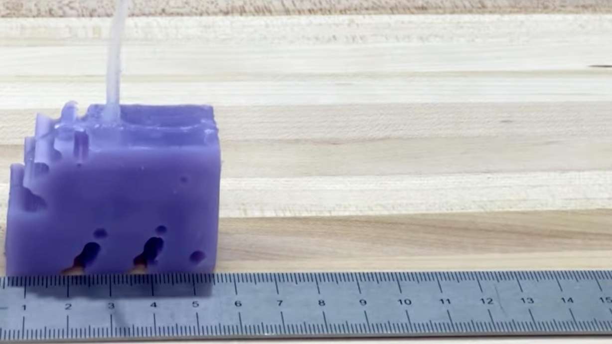 The artificial intelligence-programmed robot designed by researchers at Northwestern University is pictured.