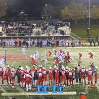 East ends regular season on a high note with 25-7 win over Highland