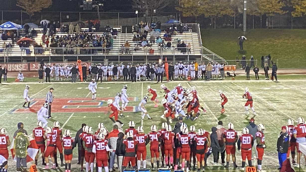 East plays Highland on Oct. 11, 2023.