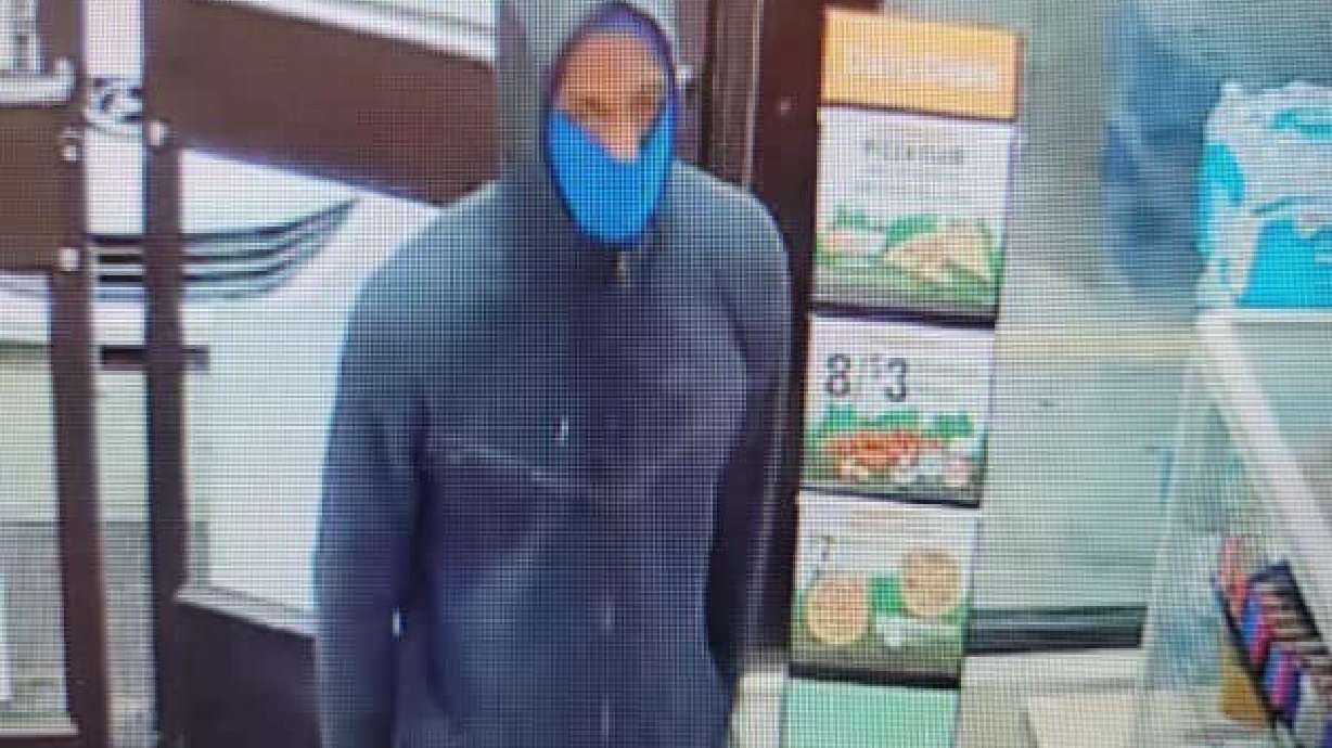 Andrew Armani Deionte Rowe is seen on surveillance footage. He was sentenced to almost five years in prison after conducting a string of robberies in Salt Lake County.