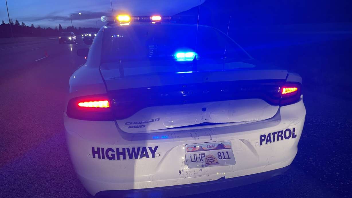 A man was hospitalized with critical injuries after being struck by a vehicle on I-15 following a rollover crash in Washington County late Sunday.