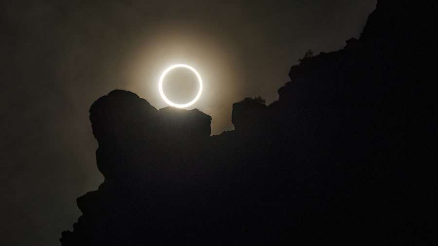 A Salt Lake City photographer was able to capture this shot of the recent annular eclipse despite a big mishap with his camera.