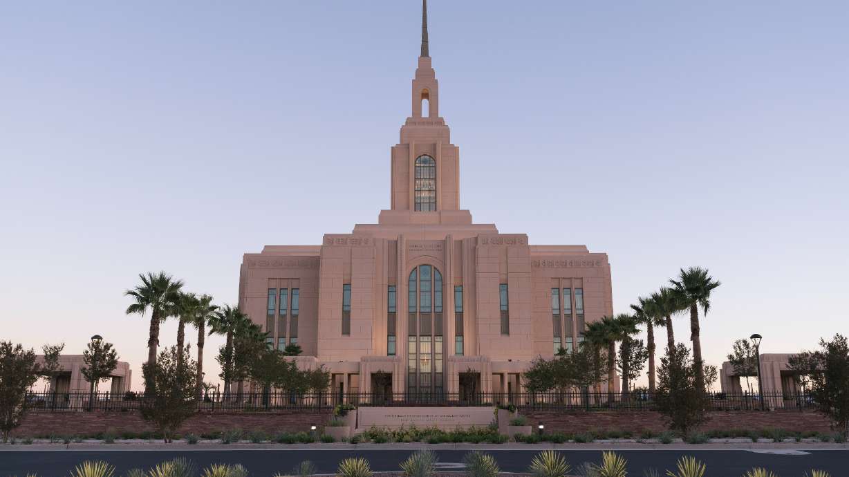 The Church of Jesus Christ of Latter-day Saints announced on Monday that the Red Cliffs Utah Temple will be dedicated March 24, 2024.