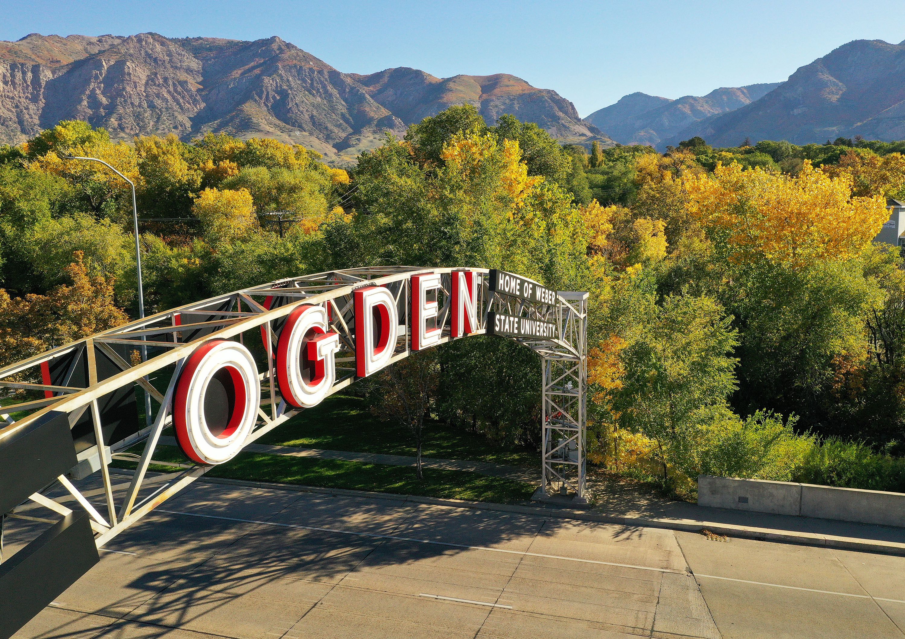 The Centennial Trail and the Ogden River travel under Washington Boulevard near the Ogden sign on Tuesday. Legislative discussions are underway to protect riparian corridors as part of county and city plans.