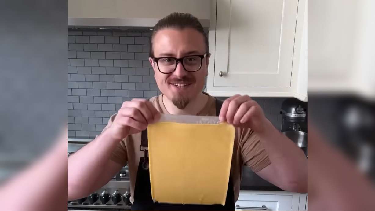 YouTuber Joshua Weissman makes his own American cheese.