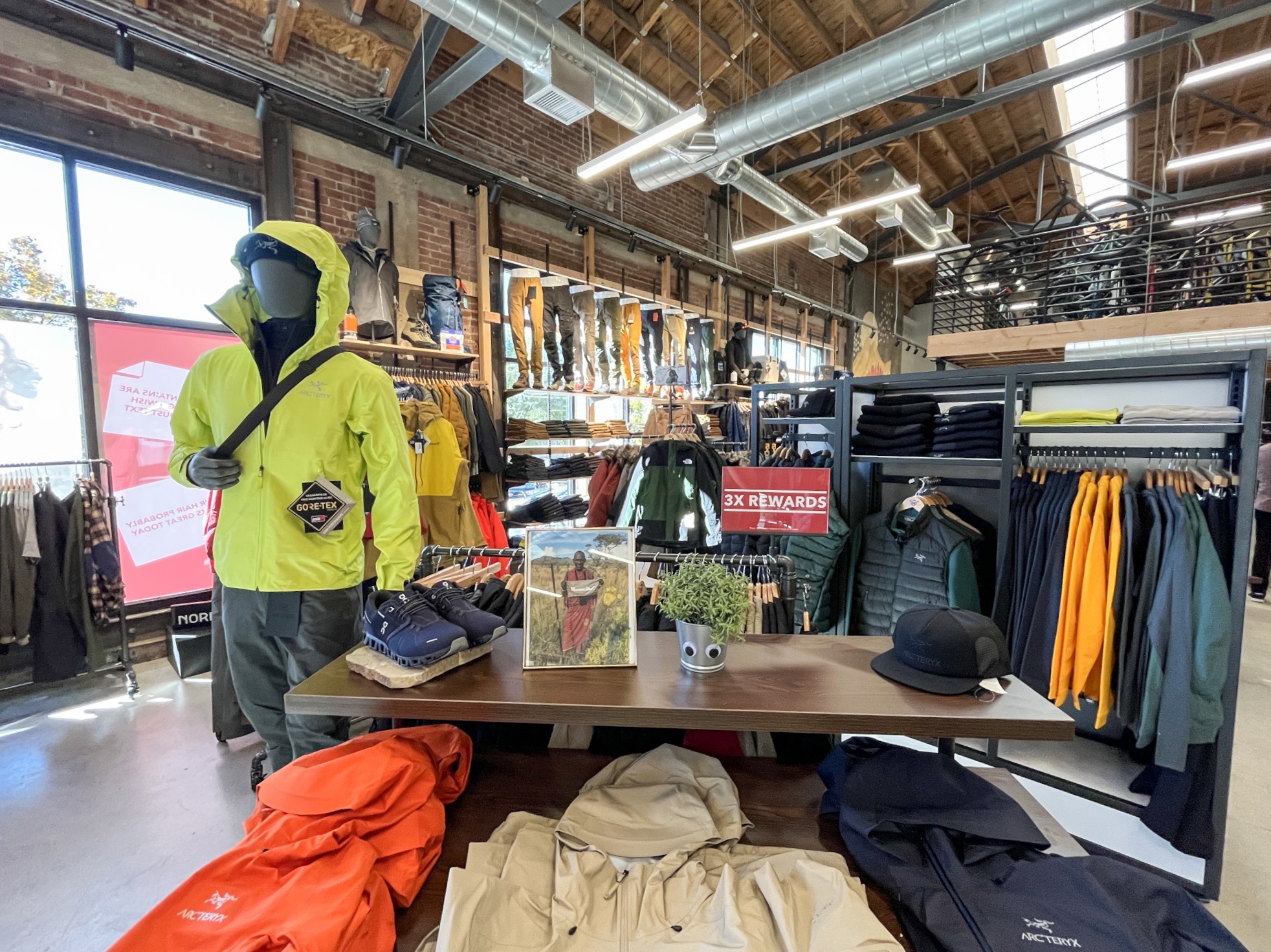 The interior of Moosejaw's new store at 470 S. 900 East in Salt Lake City on Thursday. It's the outdoor retail chain's first location in Utah.