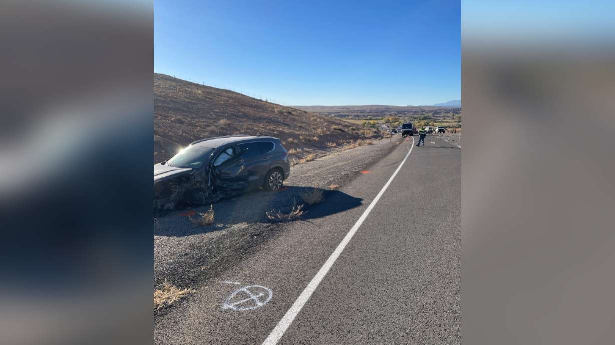 One person was killed and three injured in a head-on collision near Hanksville, Wayne County, on Thursday.