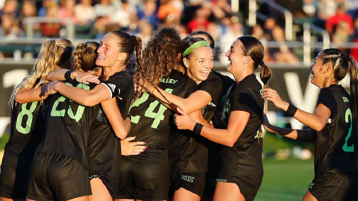 Utah Valley women's soccer stays on top in the WAC after sweeping Utah Tech 7-0 in Orem on Thursday, Oct. 19, 2023.
