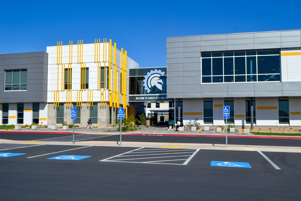 The new Career Tech High School is labeled as a “one of a kind” school in the state, offering specialized career pathways, St. George, Oct. 11.