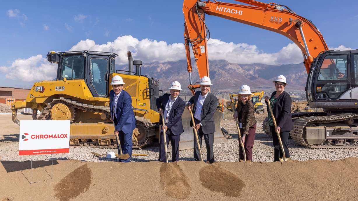 Chromalox leaders break ground at the expansion of the company’s Ogden facility that will serve as the "nexus of the next era of environmentally sustainable, thermal energy support."