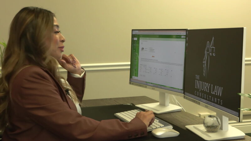 Vanessa Ramirez, owner of Connexion Utah, looks at Google reviews about her business. She says she's being mistaken for a woman charged with multiple counts of child abuse.