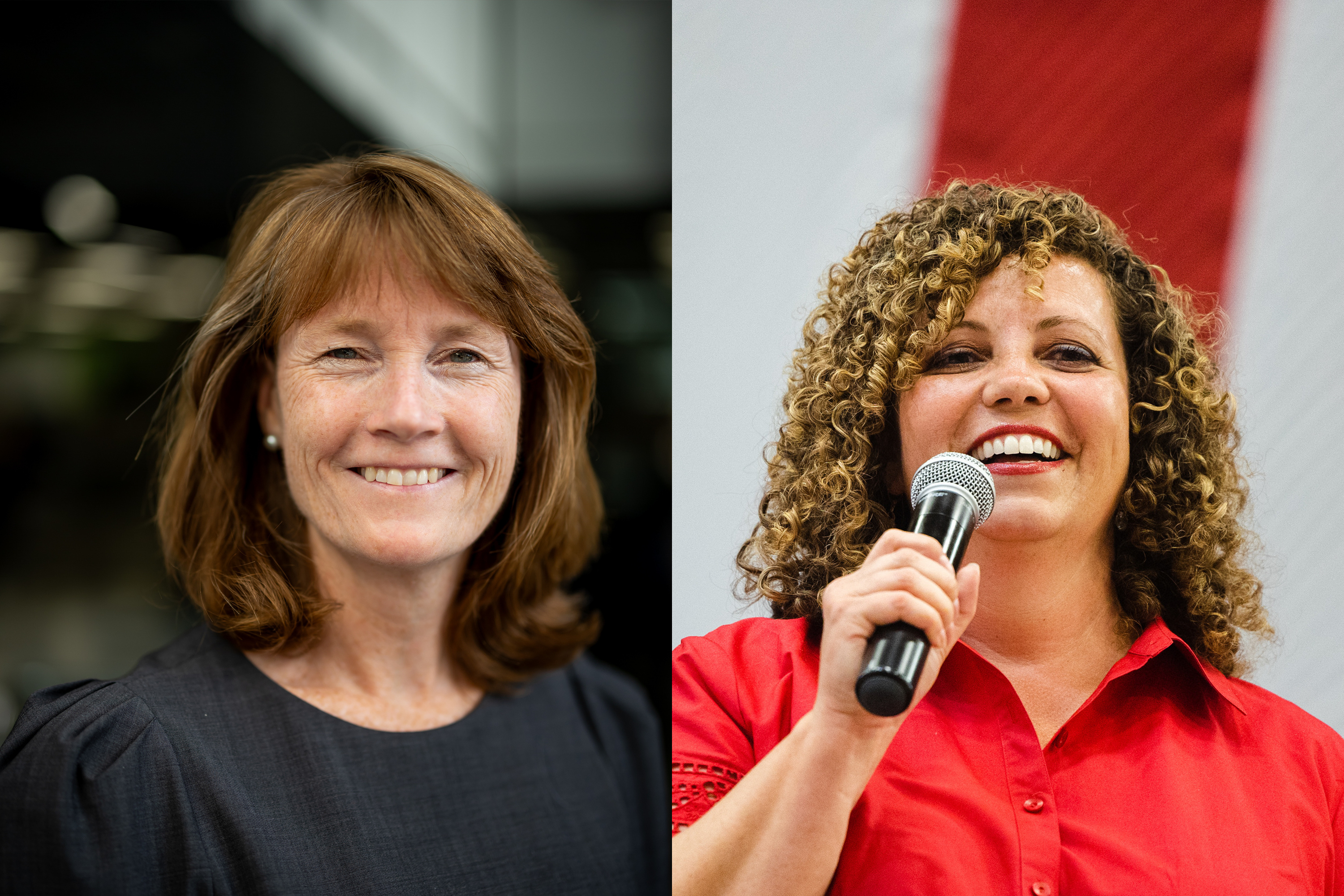 Celeste Maloy, Kathleen Riebe square off on debate stage ahead of 2nd