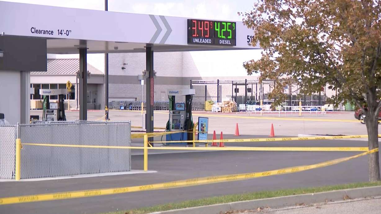 A Walmart employee was critically injured when she was run over by a vehicle at the gas station outside the Harrisville, Weber County, Walmart on Thursday.