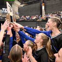 Panguitch wins 1A girl's volleyball championship after sweeping Rich 3-0