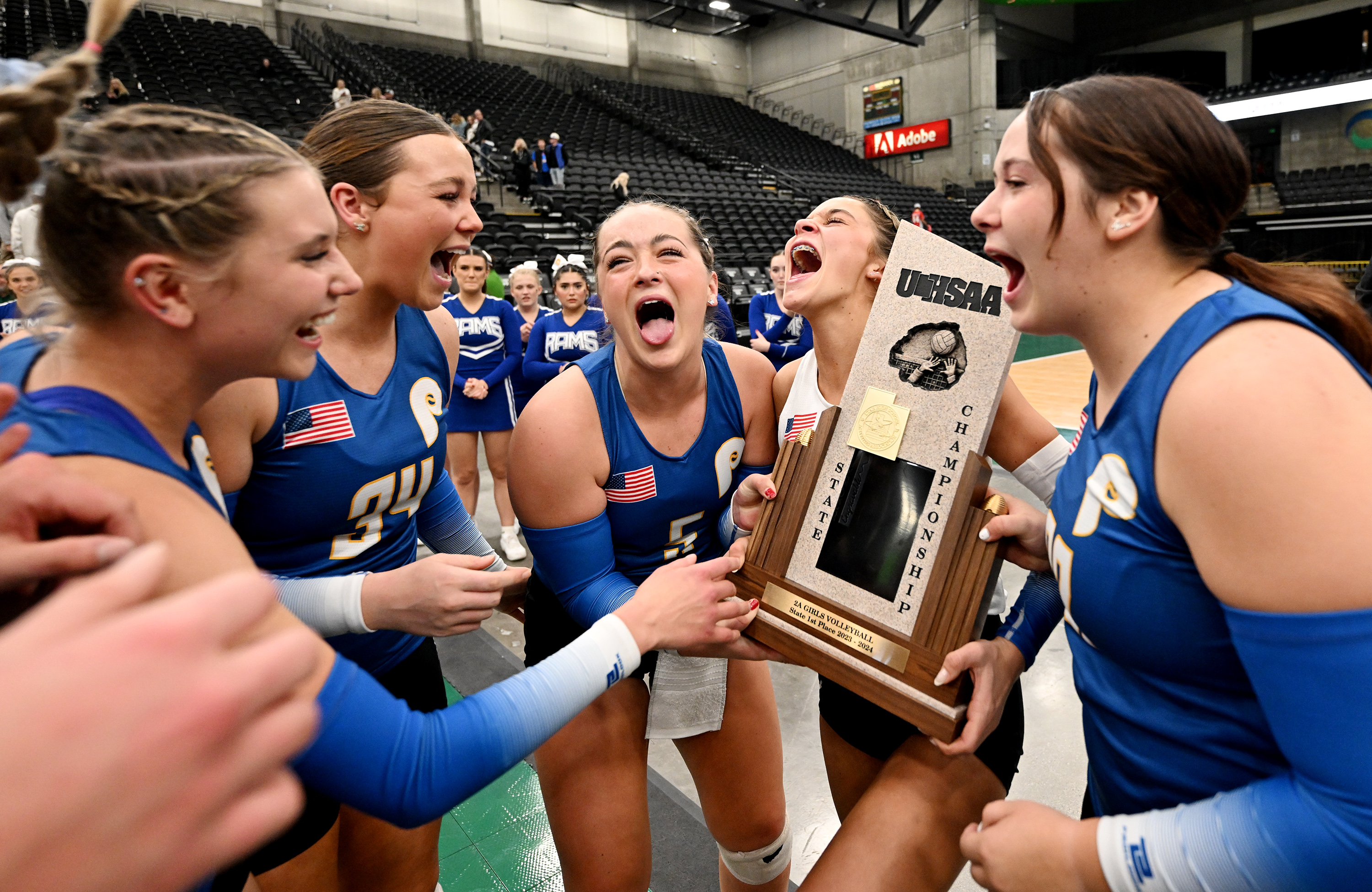 Parowan takes 2A girl's volleyball state championship after clinching 3-1 win over Kanab