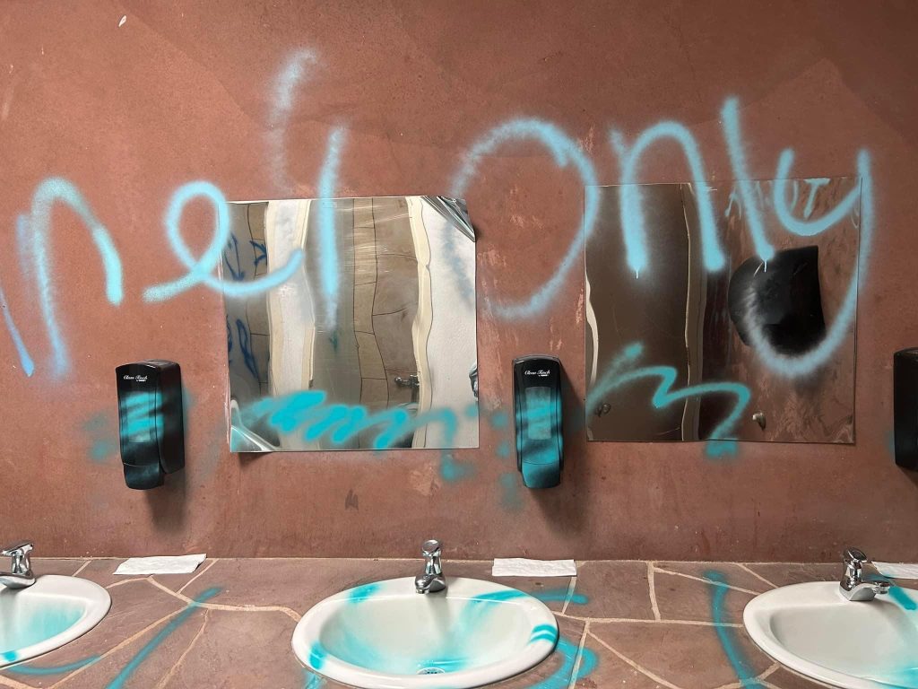 Hildale City authorities are seeking tips on a recent series of vandalism done in the area including Maxwell Park Oct. 22.