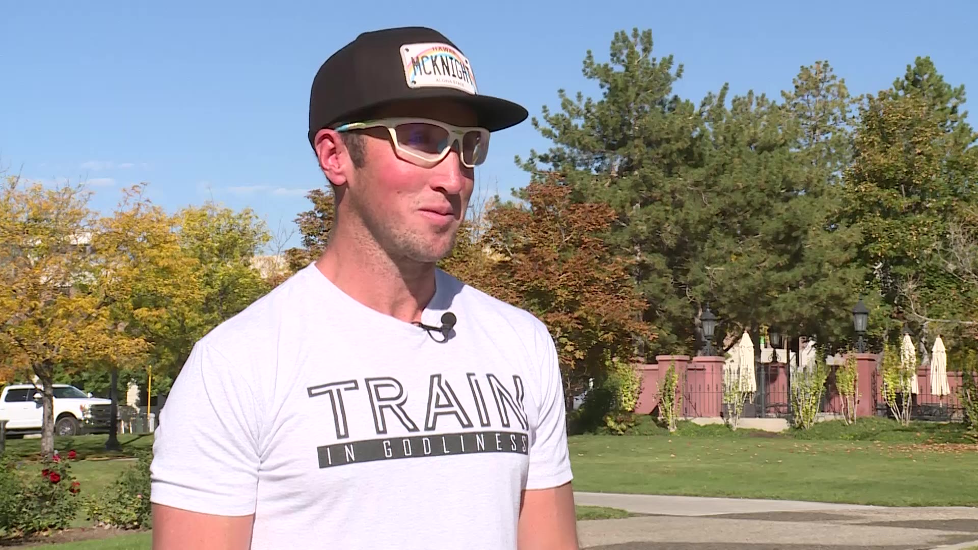 Mike McKnight speaks with KSL-TV about his 800-mile race.