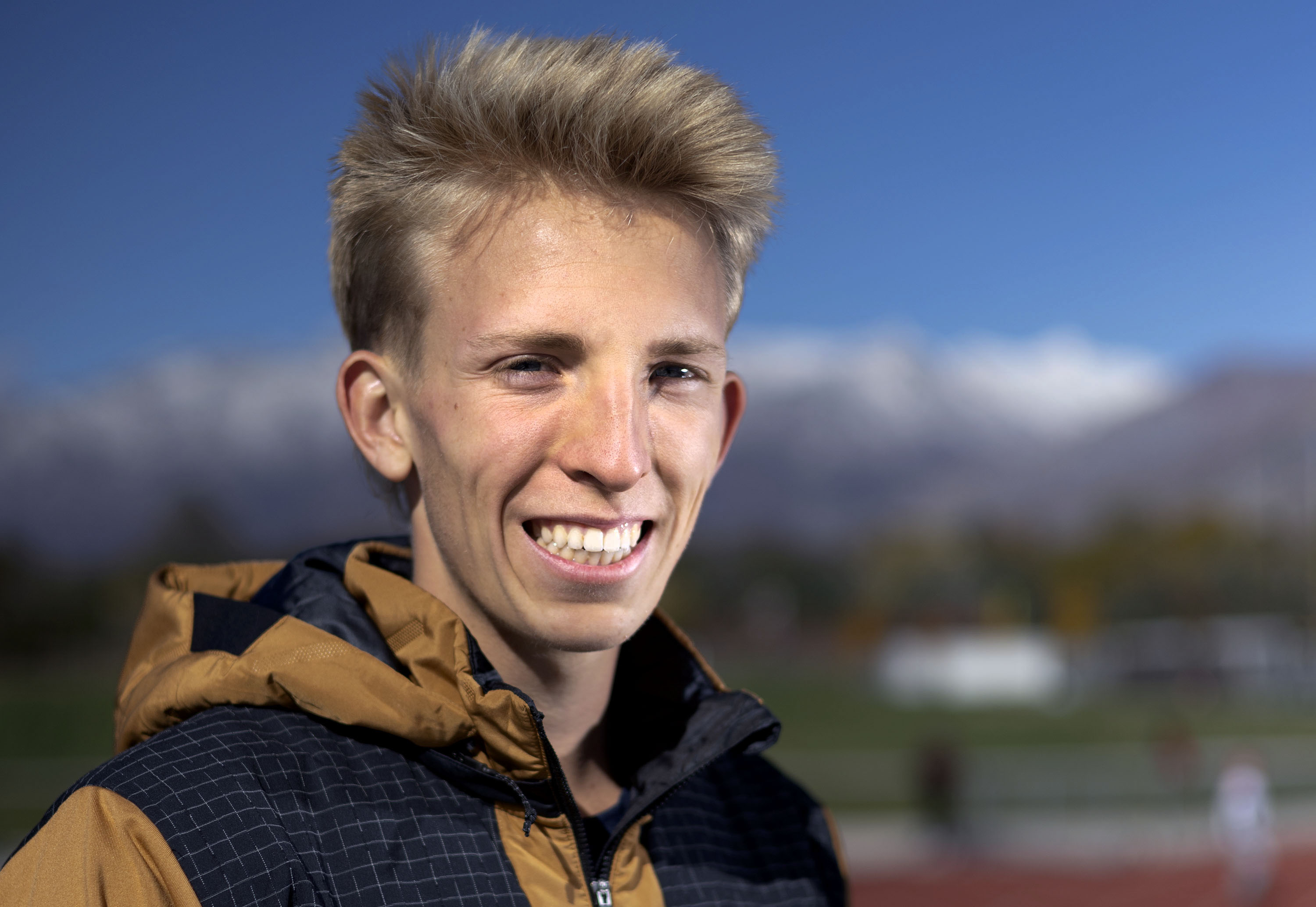 Daniel Simmons, American Fork High School senior and cross-country runner on Oct. 26. Simmons is a BYU commit and the reigning Gatorade national cross-country runner of the year.