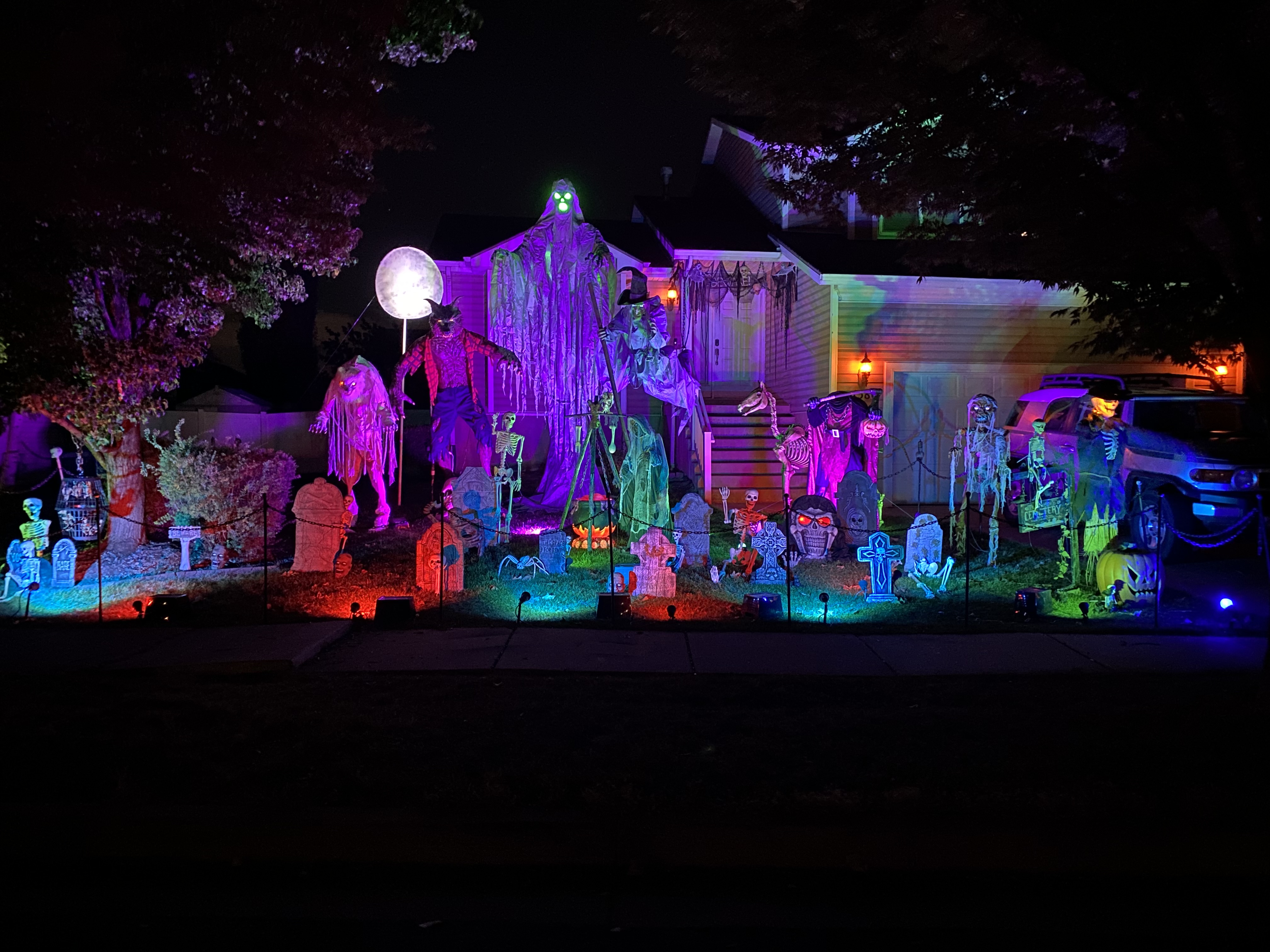 A house in Woods Cross. Utah is ranked as the most decorated state when it comes to Halloween.
