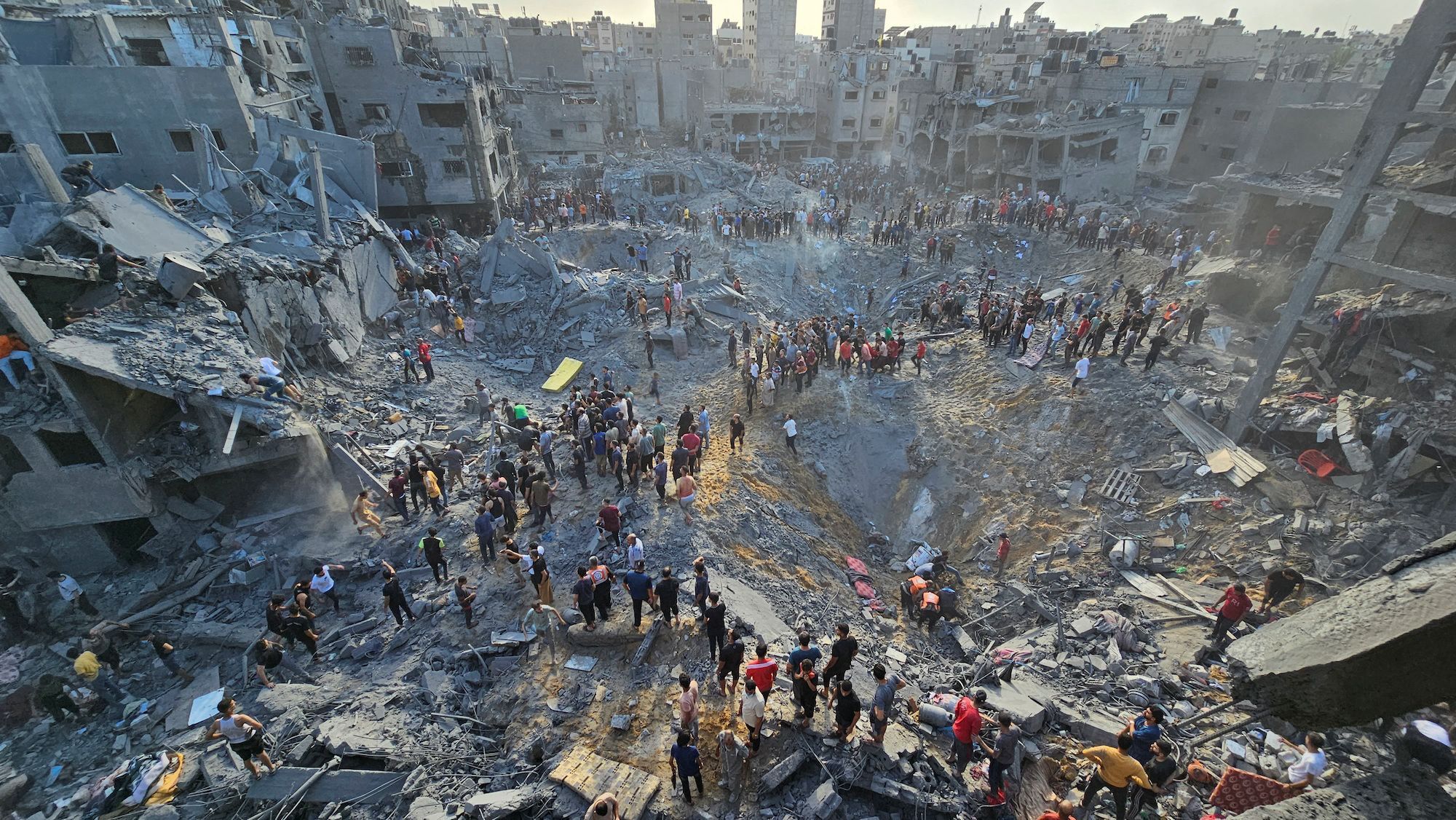 Deadly Israeli airstrike hits Gaza's largest refugee camp