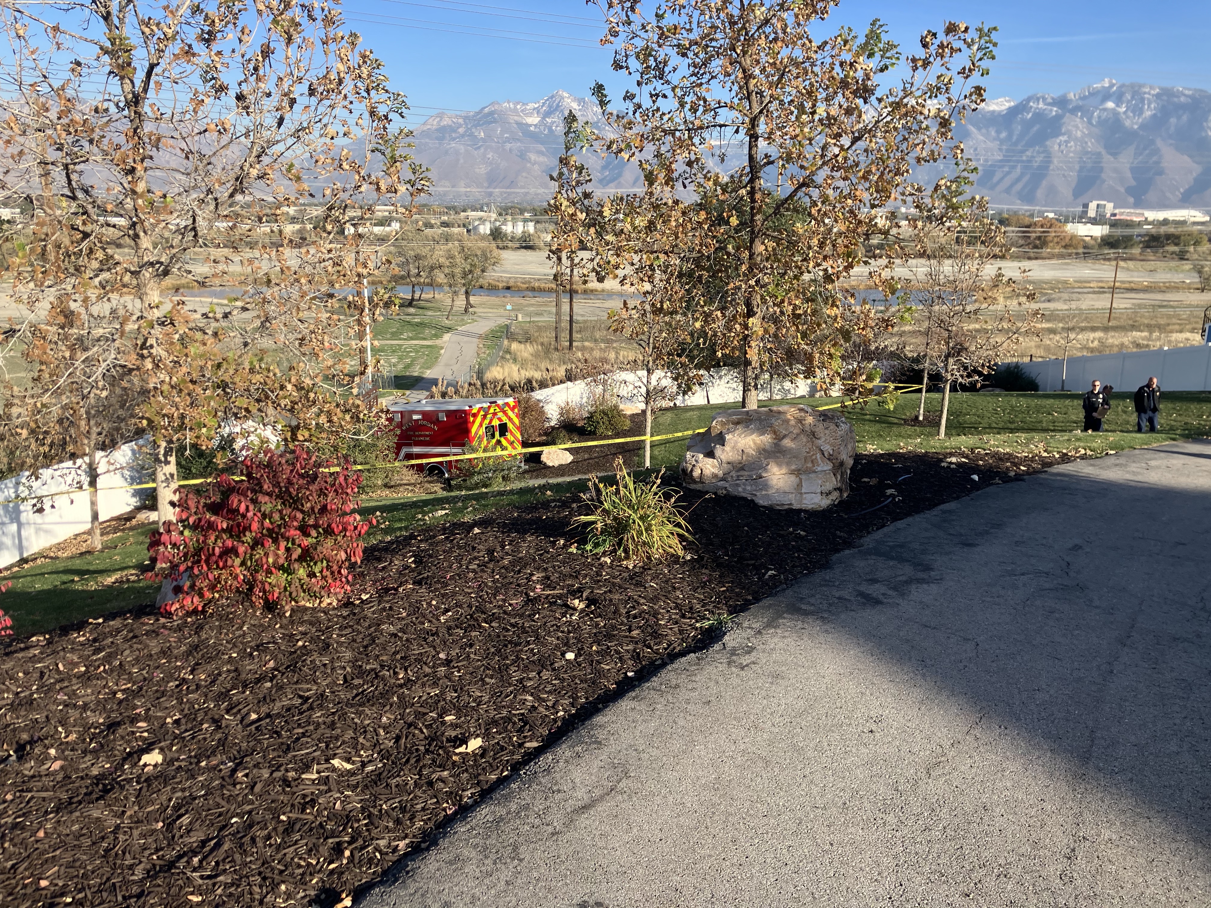 Police are investigating a body found near the Jordan River on Tuesday afternoon.