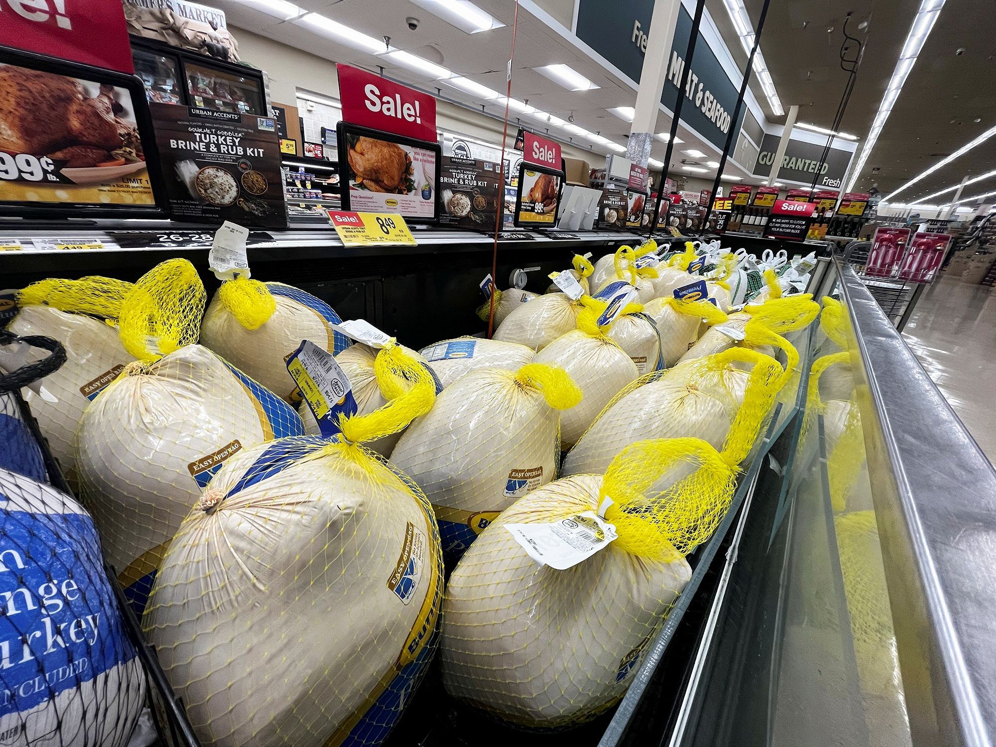 A drop in turkey prices could bring down the overall cost of a Thanksgiving home-cooked mean this year.