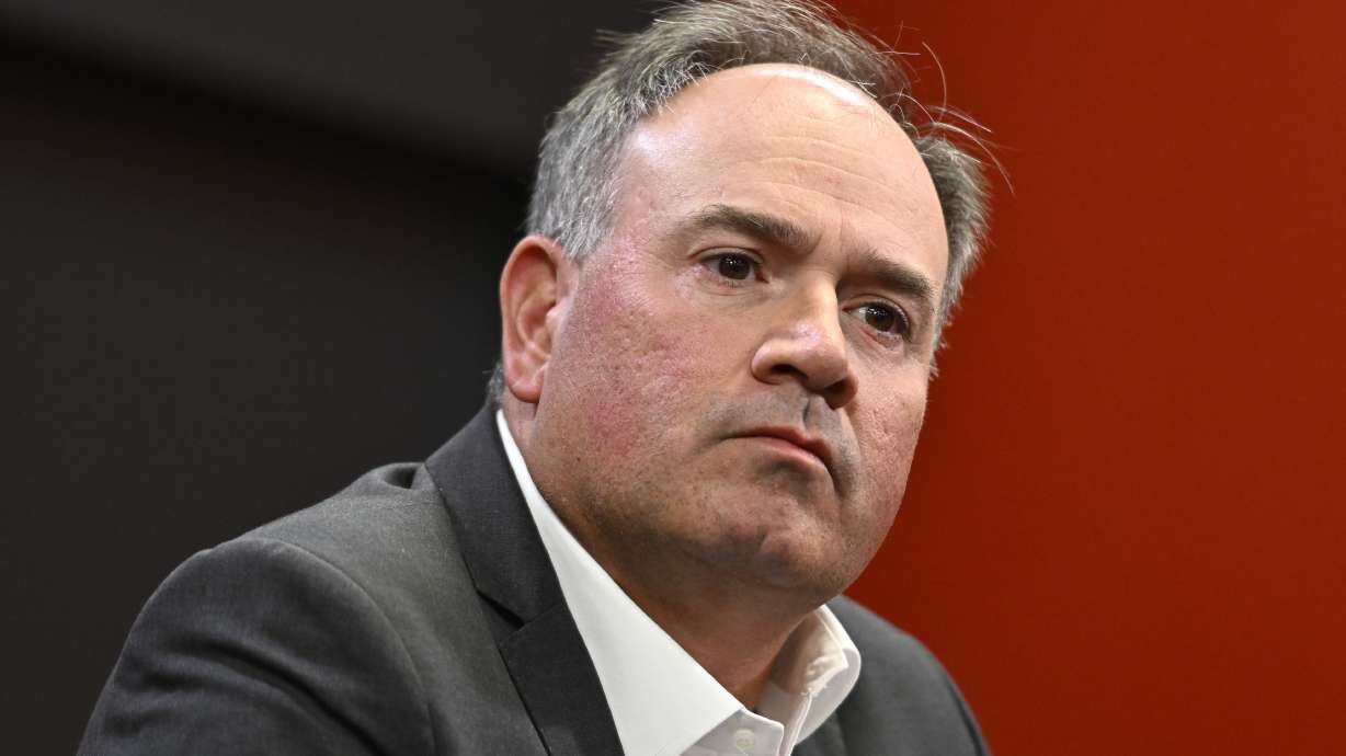 FILE - Ottawa Senators general manager Pierre Dorion participates during a news conference at in Ottawa, Ontario, on Sept. 21, 2022. The Senators must forfeit a first-round pick for the role the team played in a trade being invalidated last year, the NHL announced Wednesday, Nov.1, 2023.