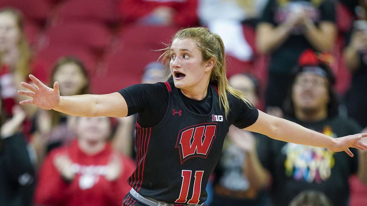 Wisconsin's Maty Wilke (11) during the second half of an NCAA basketball game against Florida State on Thursday, Dec. 1, 2022, in Madison, Wis. Florida State won 92-87.