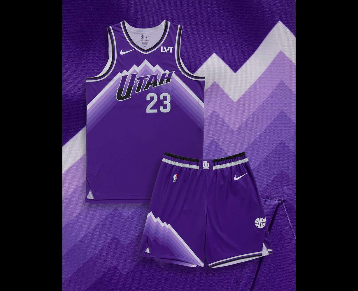 Utah's new city edition uniform.