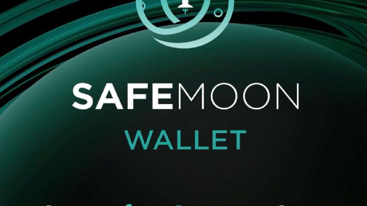 The SafeMoon app is pictured on an iPhone on Thursday. SafeMoon is a cryptocurrency company with Utah ties.