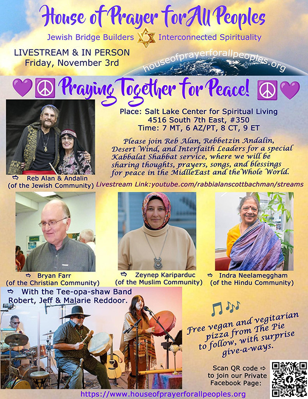 House of Prayer for All Peoples flyer.