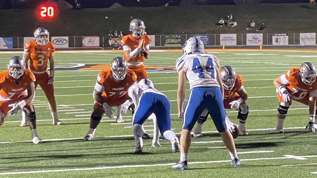 Skyridge and Pleasant Grove play in a quarterfinal matchup on Nov. 3, 2023.