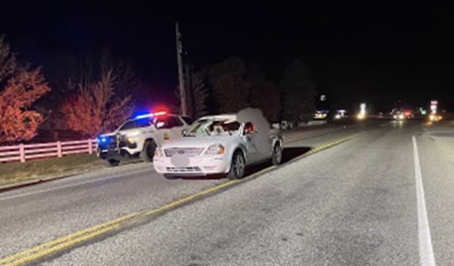 An 88-year-old driver died after their vehicle was struck by a deer that was struck by another vehicle Saturday evening, Utah Highway Patrol troopers say. 