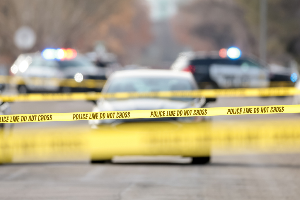 Police are telling residents to be on the lookout for a pit bull they say attacked two men in Clinton on Sunday.