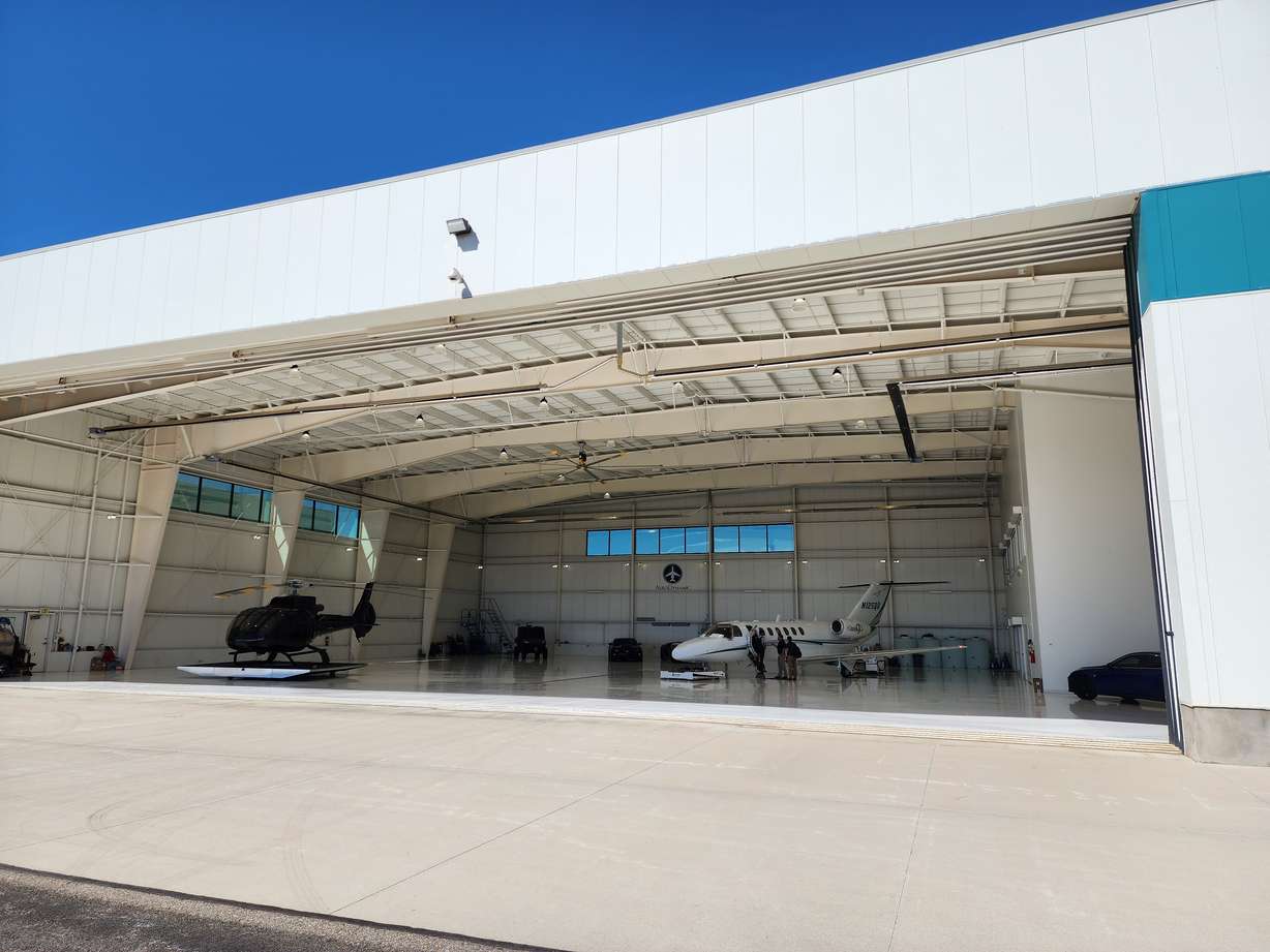 Aero Dynamic Jet's hangar at Provo Airport, in Provo.