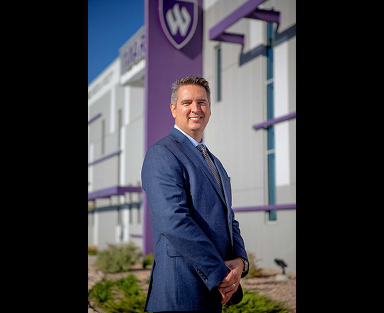 Benjamin Garcia, executive director of Weber State University’s Miller Advanced Research and Solutions, is pictured. Garcia has a "big vision" for how the center will play into the present and future of the aerospace and defense industries.